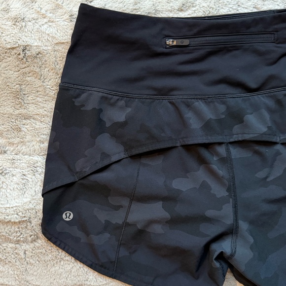 Lululemon Speed Up High-Rise Short 4" *Long in Heritage Camo Deep Coal Multi - Picture 5 of 16